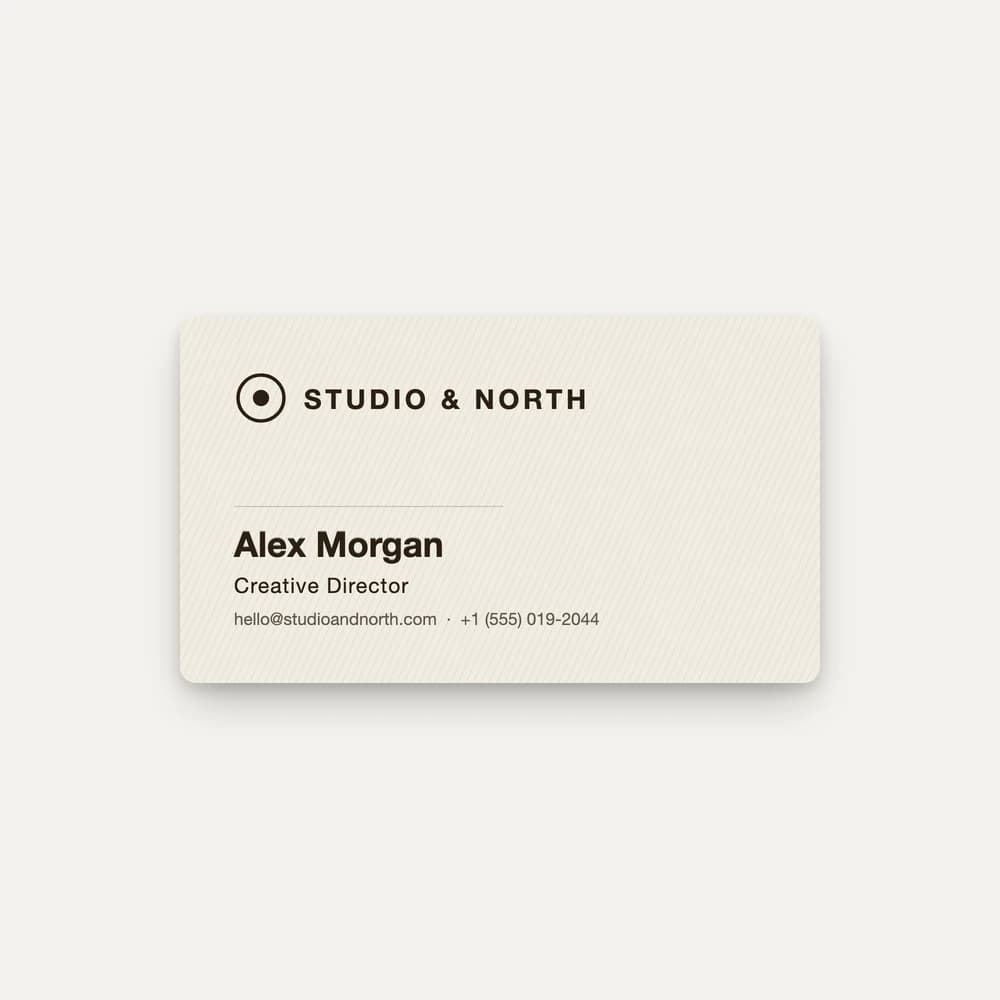 Letterpress Cotton Business Cards