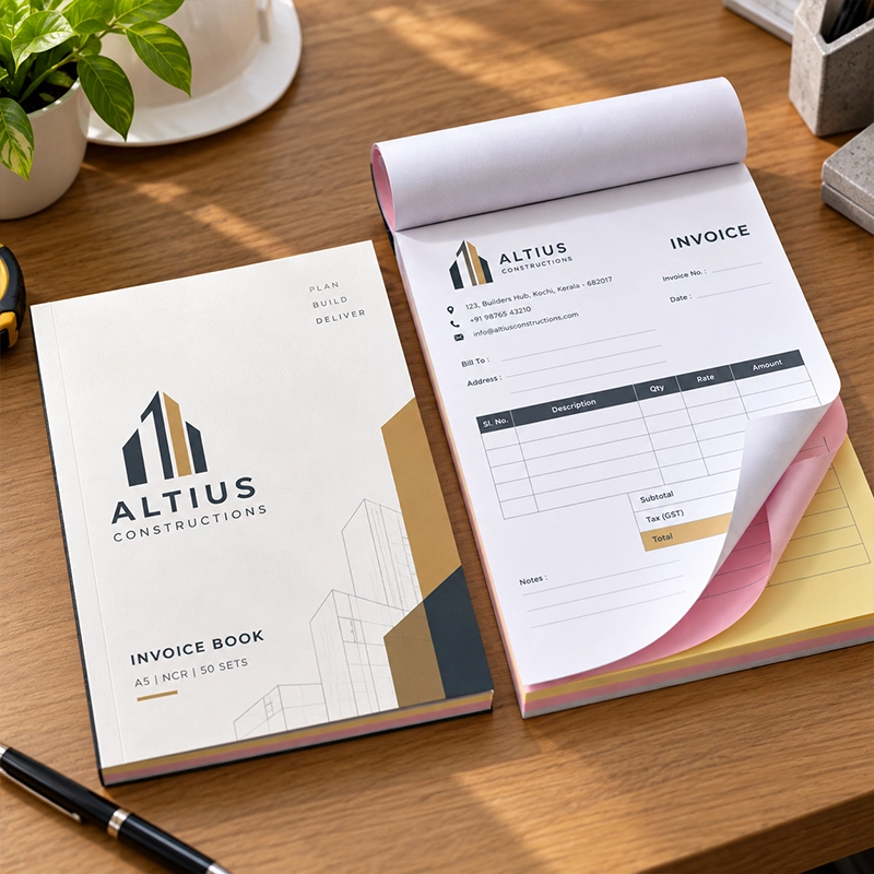 A5 Custom NCR Bill Books view 3