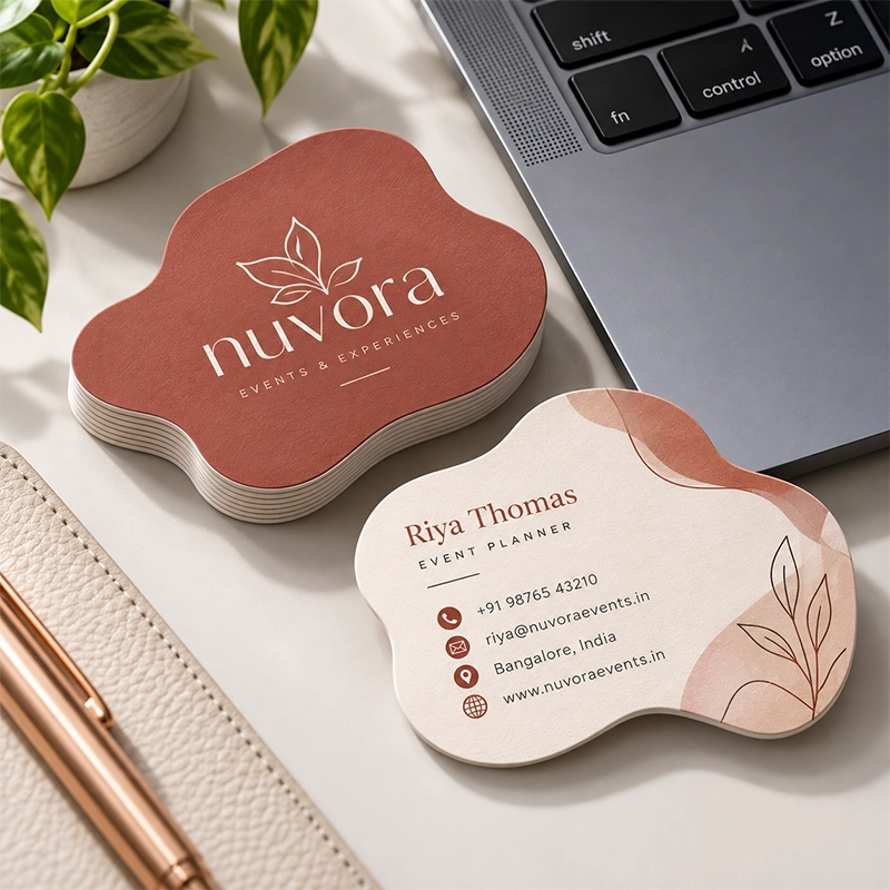 Any Shape (Die-cut) Business Cards view 2