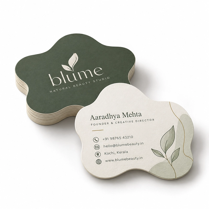 Any Shape (Die-cut) Business Cards view 3
