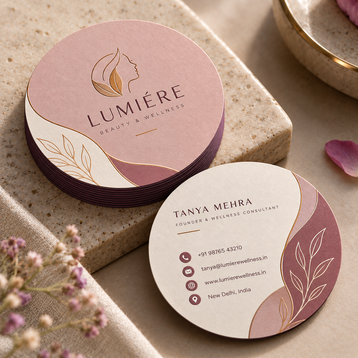 Circle Business Cards