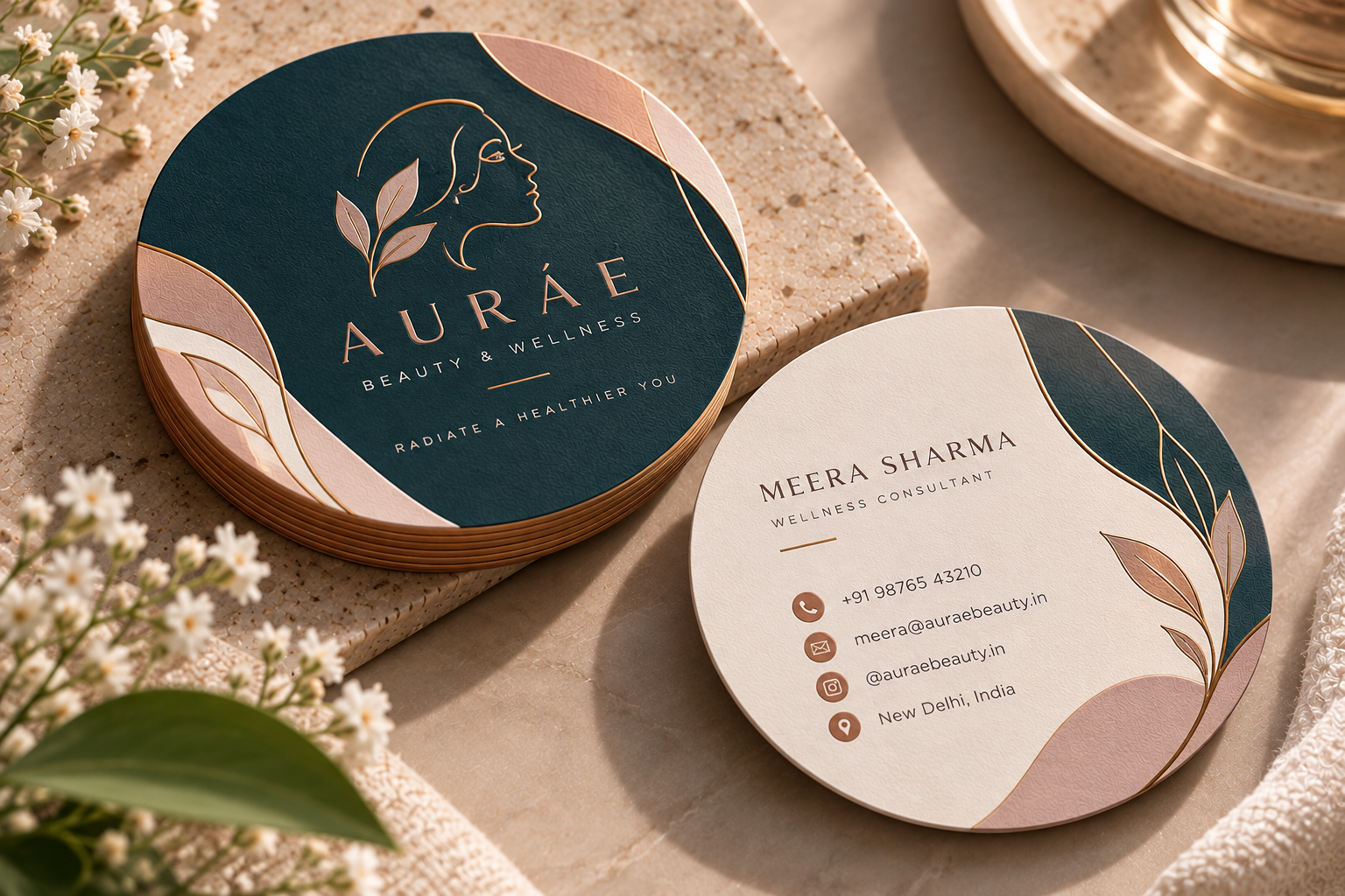 Circle Business Cards view 2