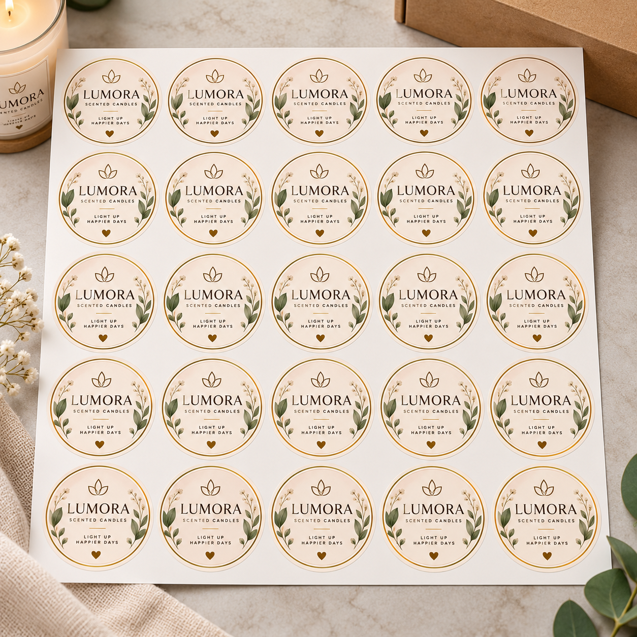 Round Stickers view 2