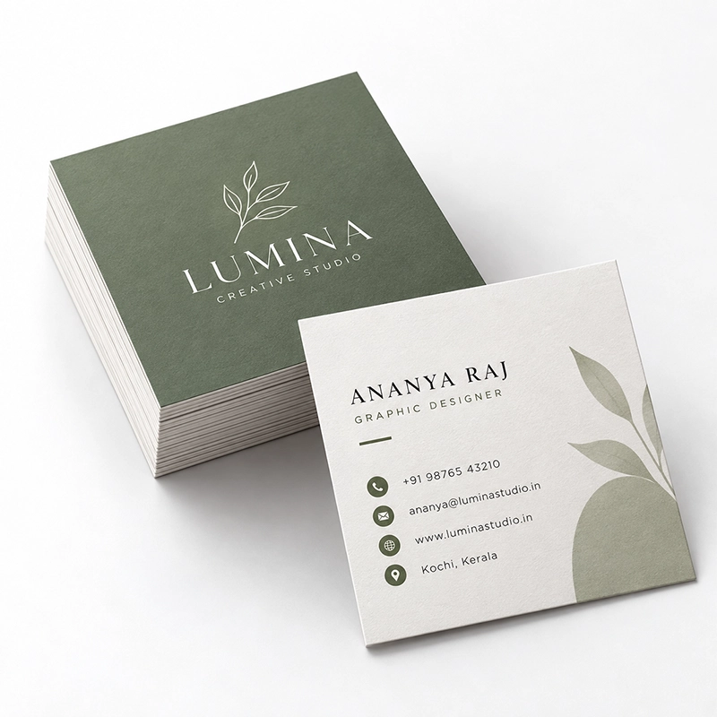 Square Business Cards view 3