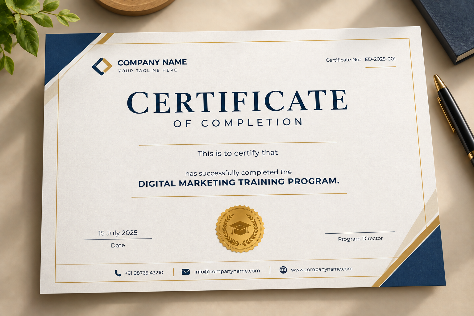 Standard Certificates view 2