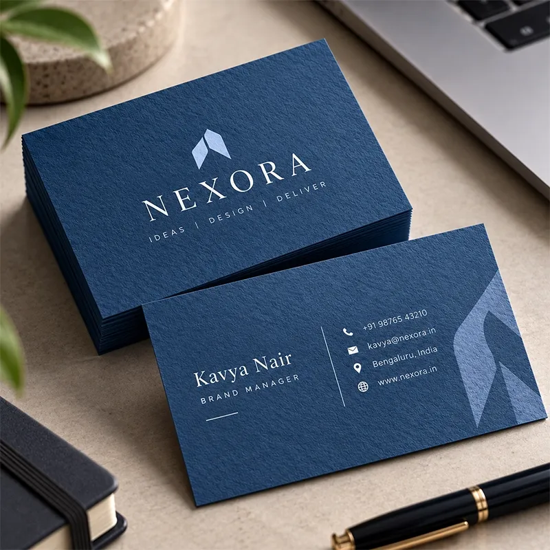 Textured Business Cards view 3
