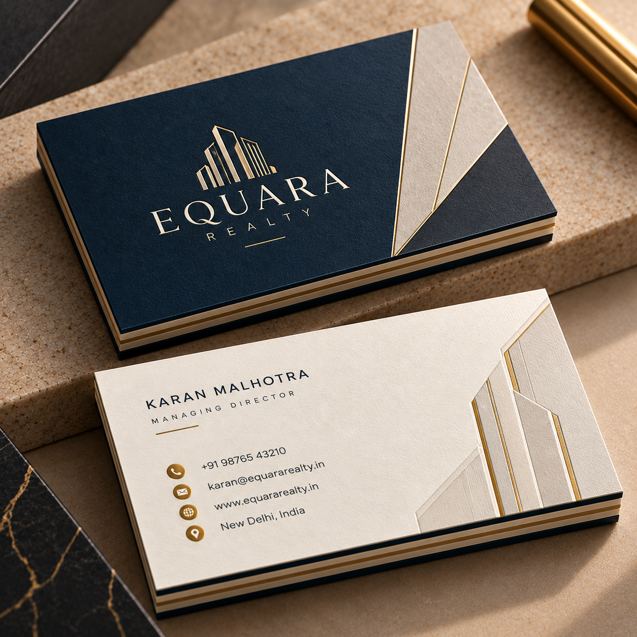 Triplex Business Cards