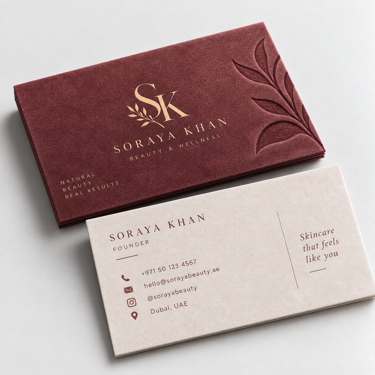 Velvet Laminated Cards view 2